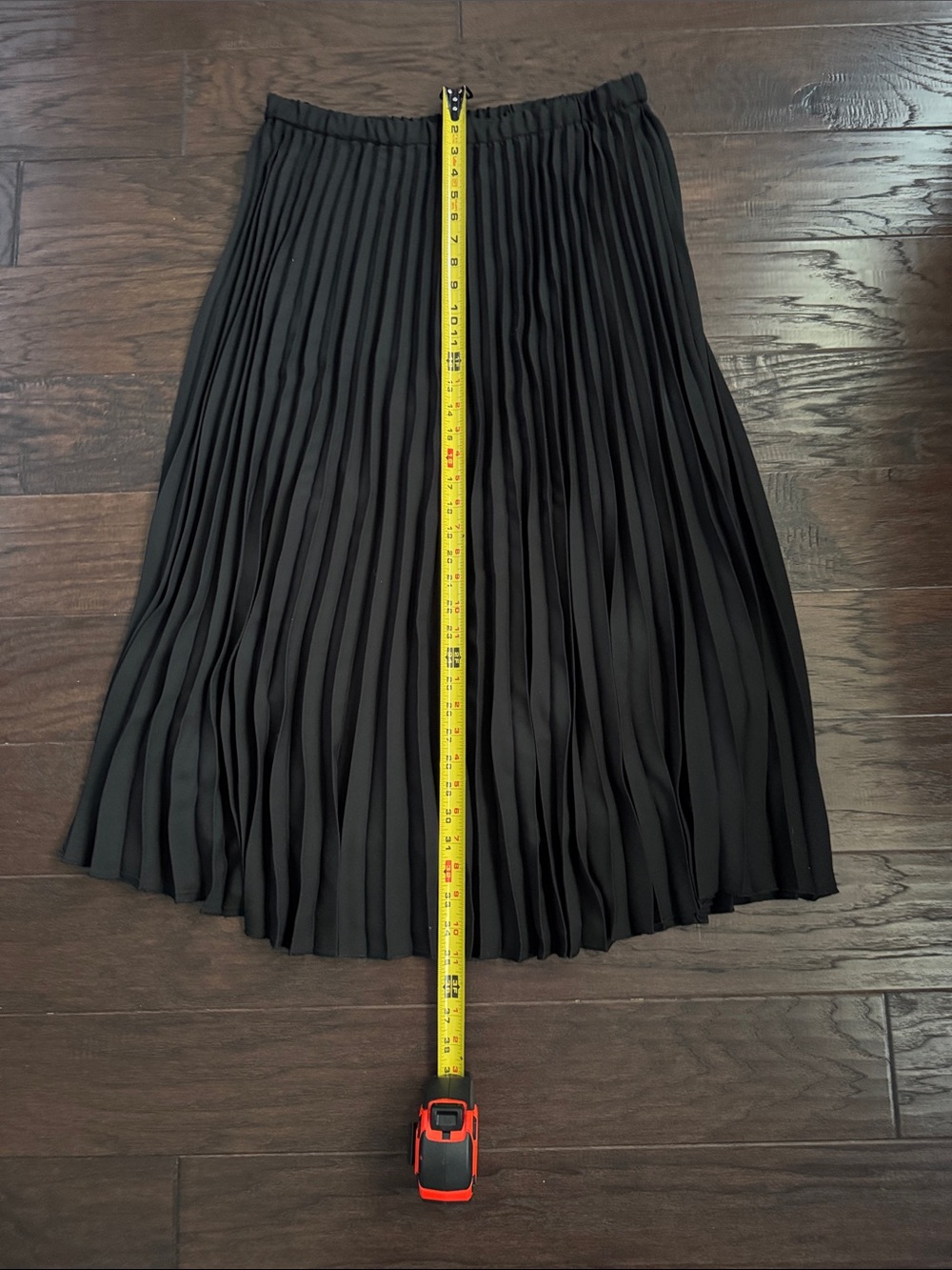 Anne Klein Black Pleated Maxi Skirt - Picture 5 of 6